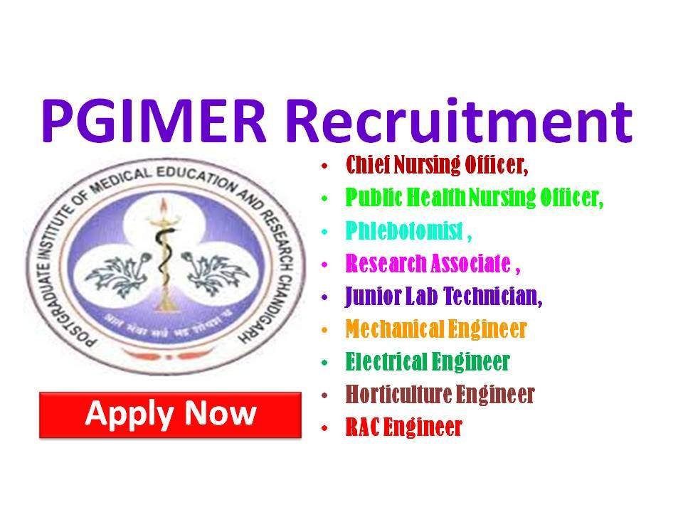 PGIMER Nursing Recruitment