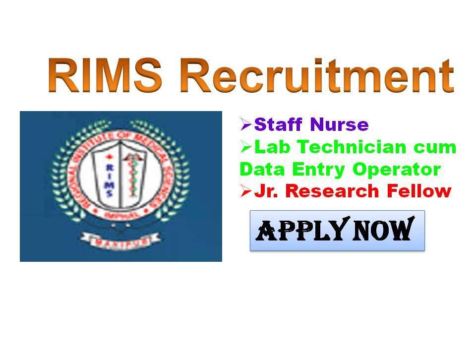 RIMS Imphal Govt Staff Nurse Recruitment in Manipur Nursing Jobs