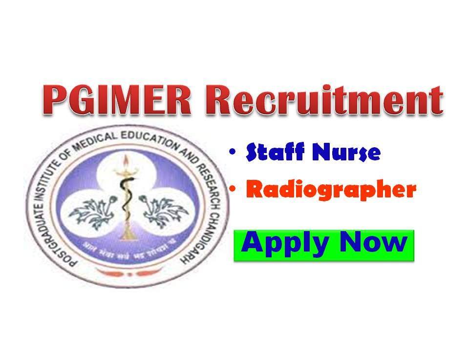 PGI Chandigarh Nursing Recruitment,PGIMER Chandigarh Nursing Jobs