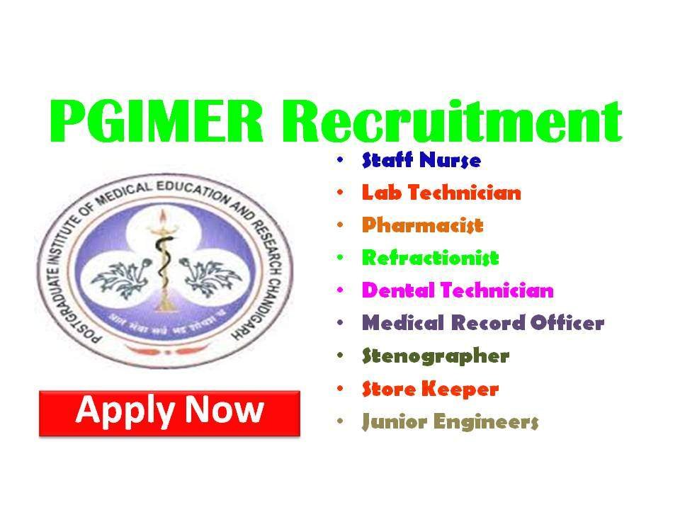 PGIMER Nursing Recruitment 2018