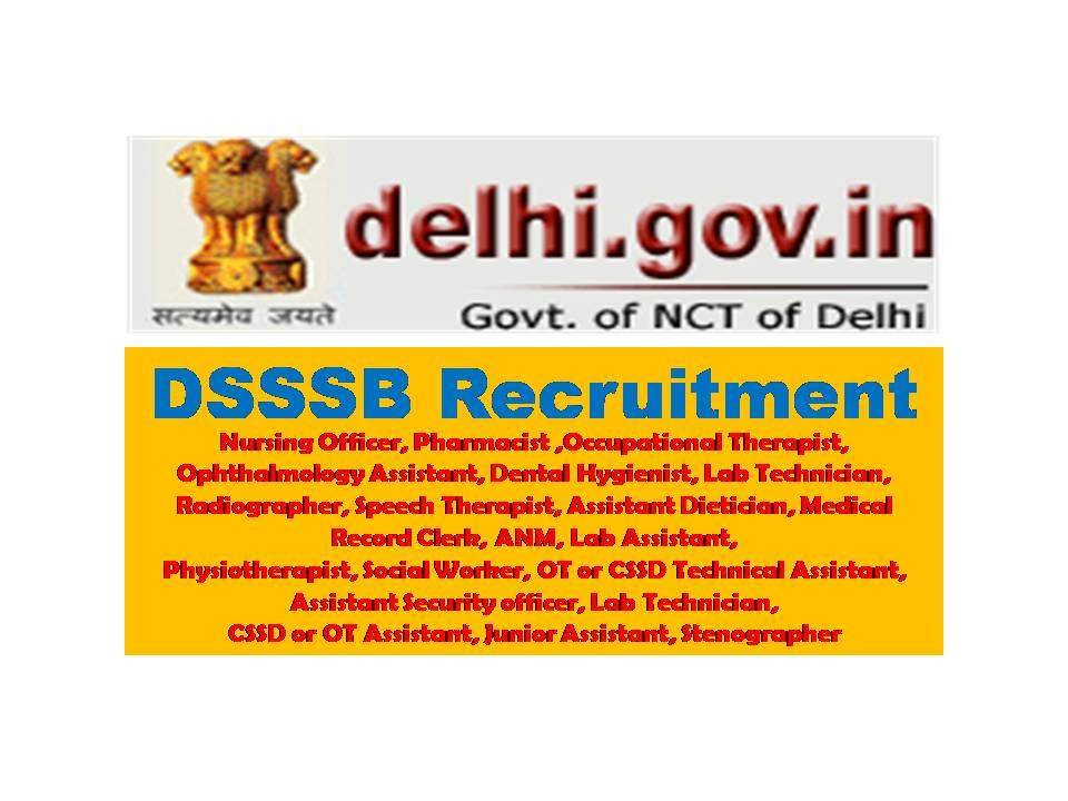 DSSSB Recruitment