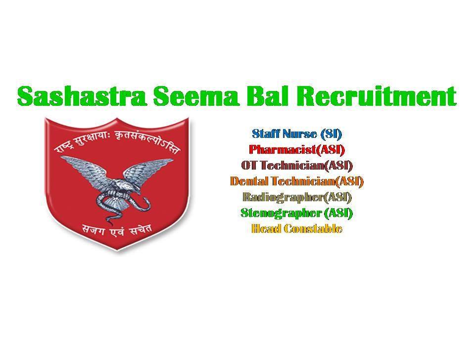 SSB Staff Nurse Recruitment 2018