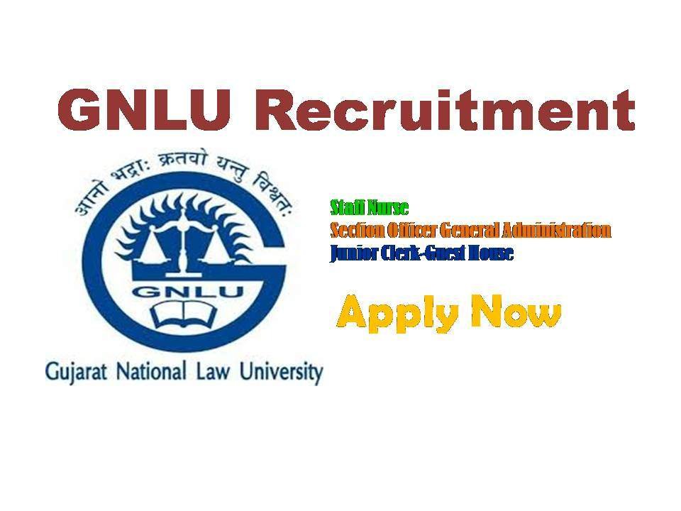 GNLU Staff Nurse Recruitment