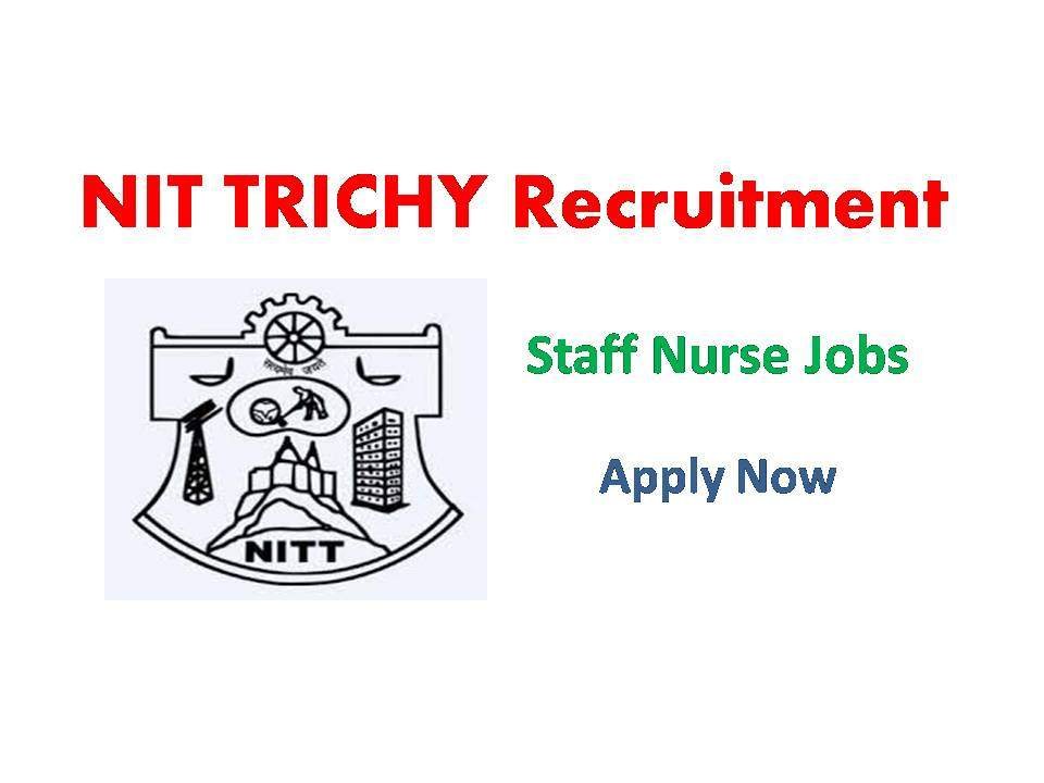NIT Trichy Recruitment
