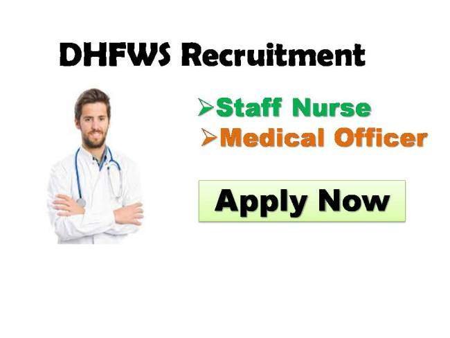 DHFWS West Bengal Govt Staff Nurse Jobs