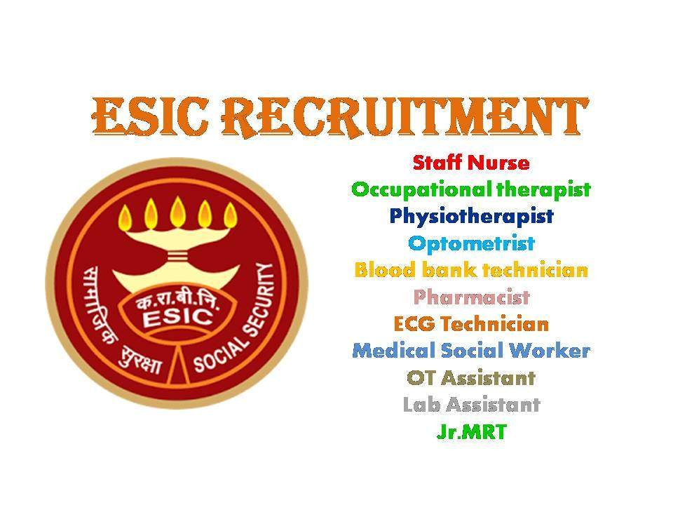 ESIC 1511 Govt Staff Nurse Recruitment