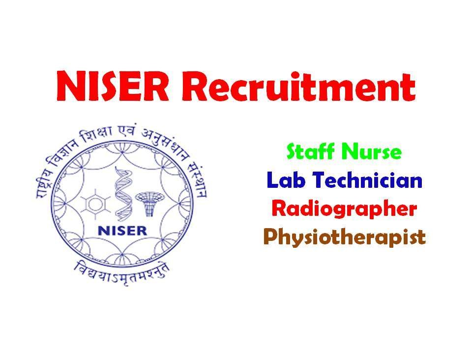 NISER Recruitment 2019