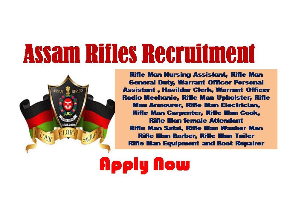 Assam Rifles Nursing Assistant Recruitment