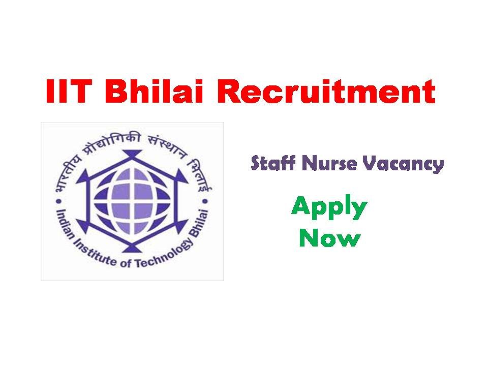 IIT Bhilai Recruitment 2020