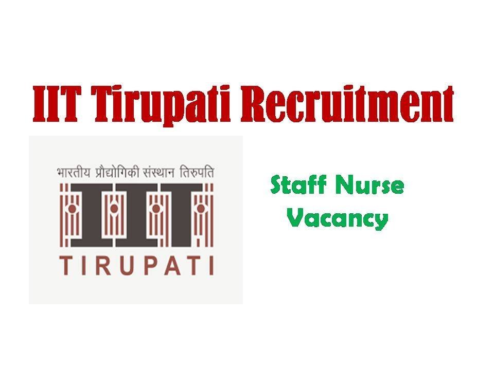 IIT Tirupathi Recruitment 2019