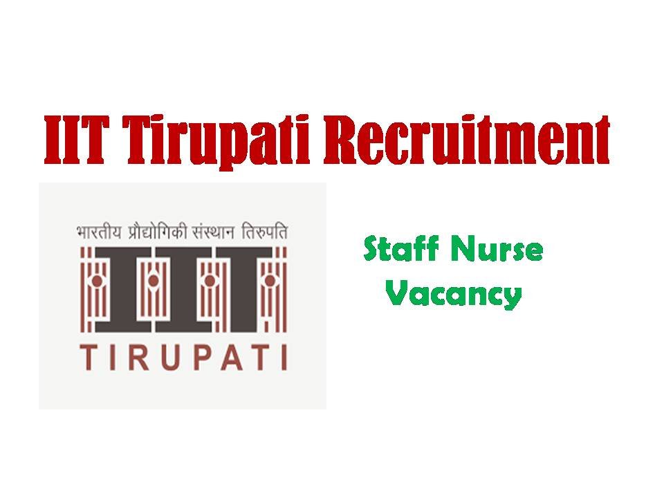 IIT Tirupathi Recruitment 2019