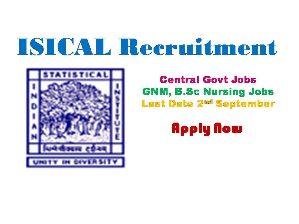 ISICAL Recruitment