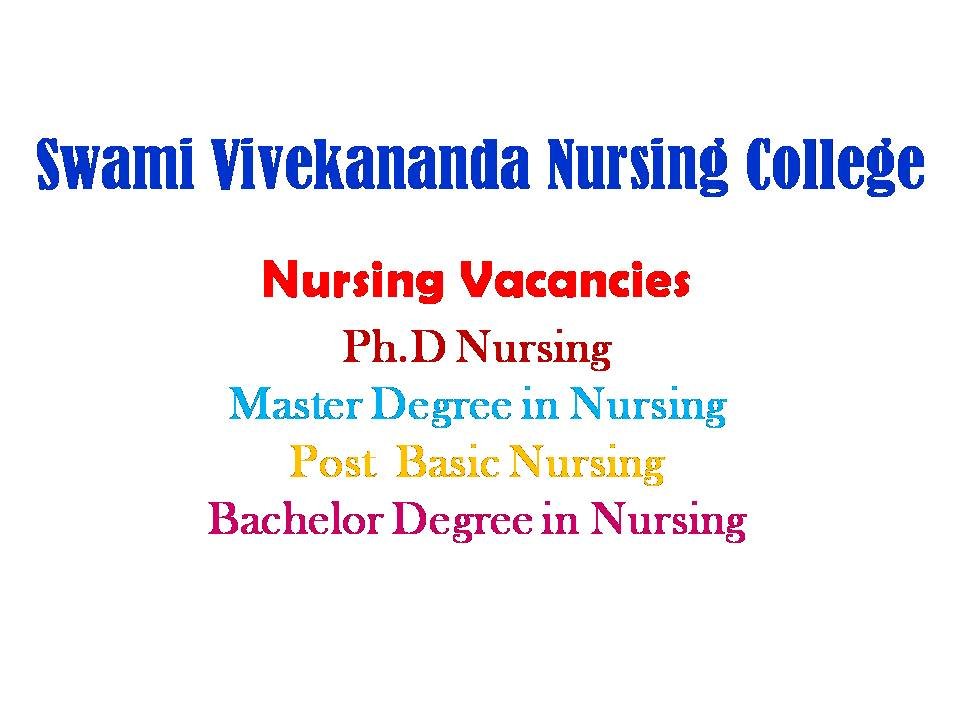 SSV Nursing College Recruitment