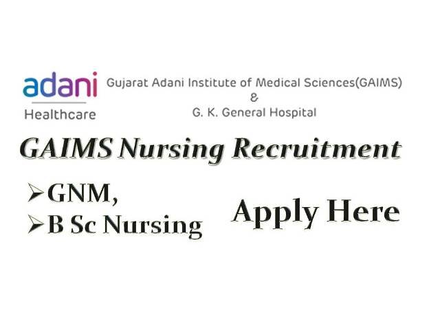 GAIMS Staff Nurse Vacncy