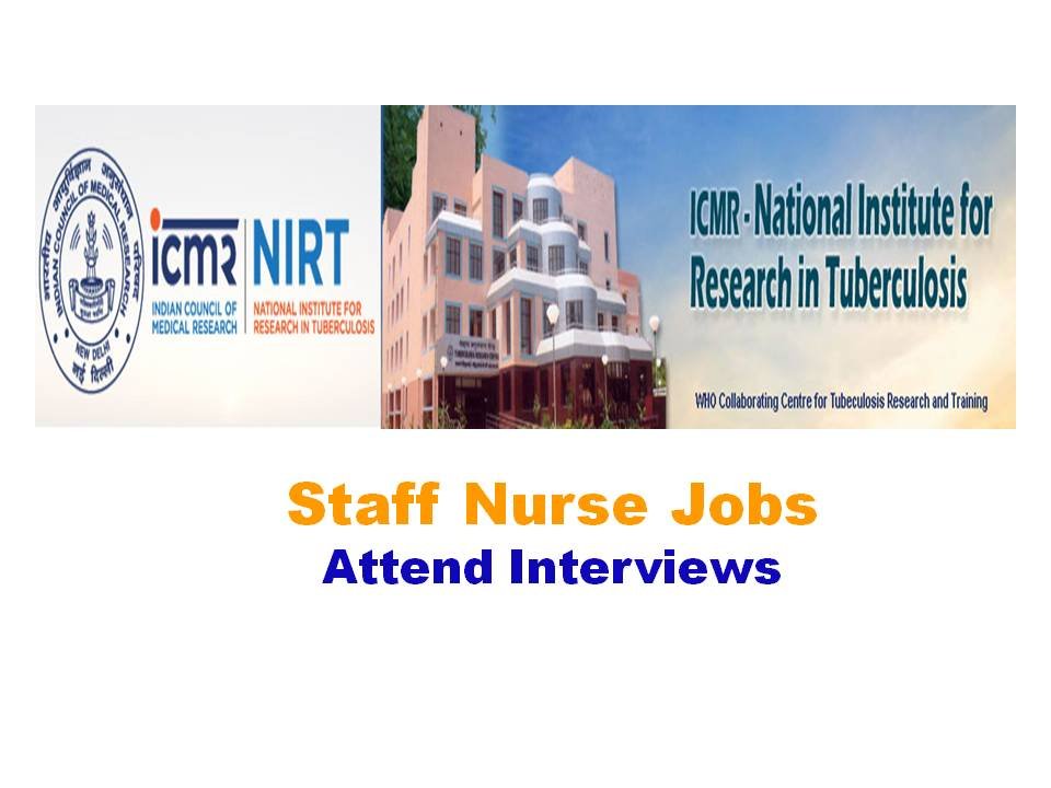 NIRT Recruitment 2019