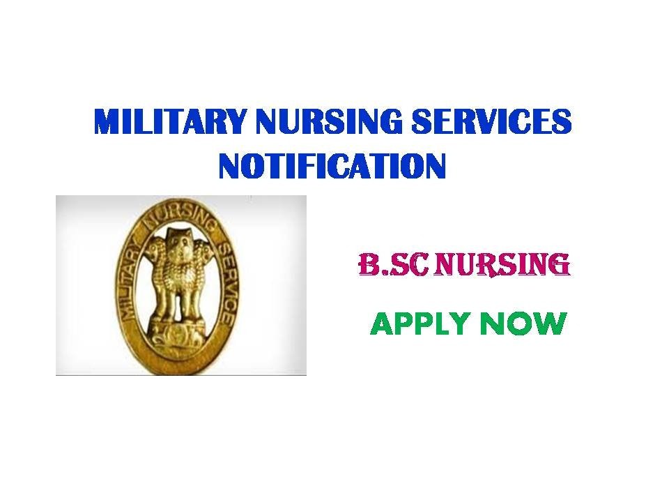 Join Indian Army Military Nursing Services Notification 2019