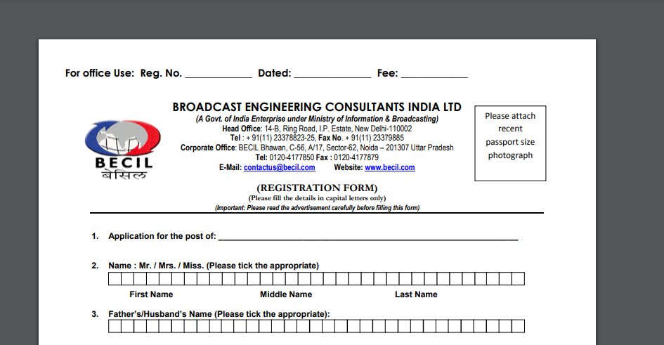 BECI Staff Nurse Vacancy