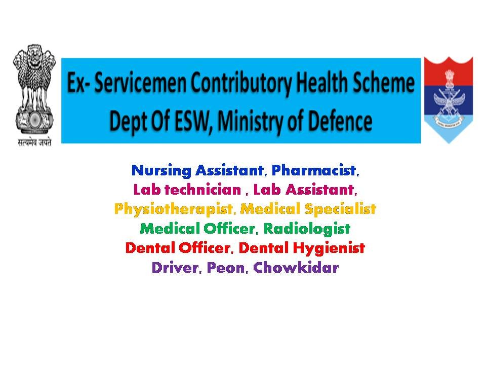 ECHS Recruitment 2019