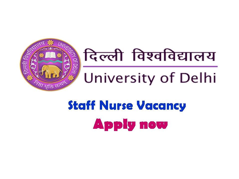 Delhi University Recruitment 2020