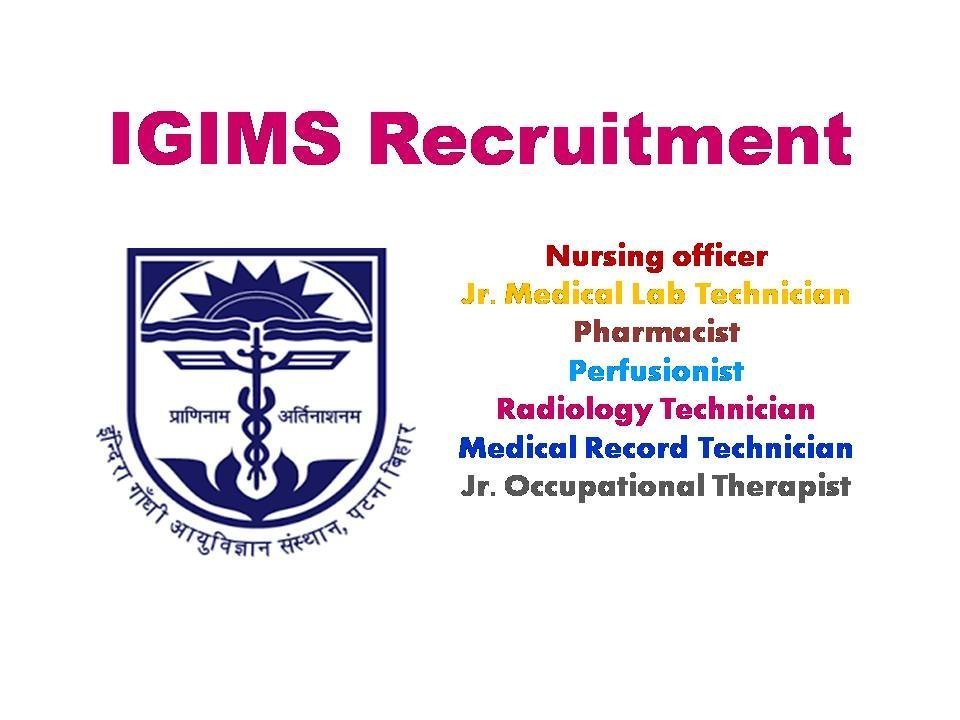 IGIMS recruitment 2020
