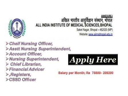 AIIMS Bhopal Nursing Recruitment