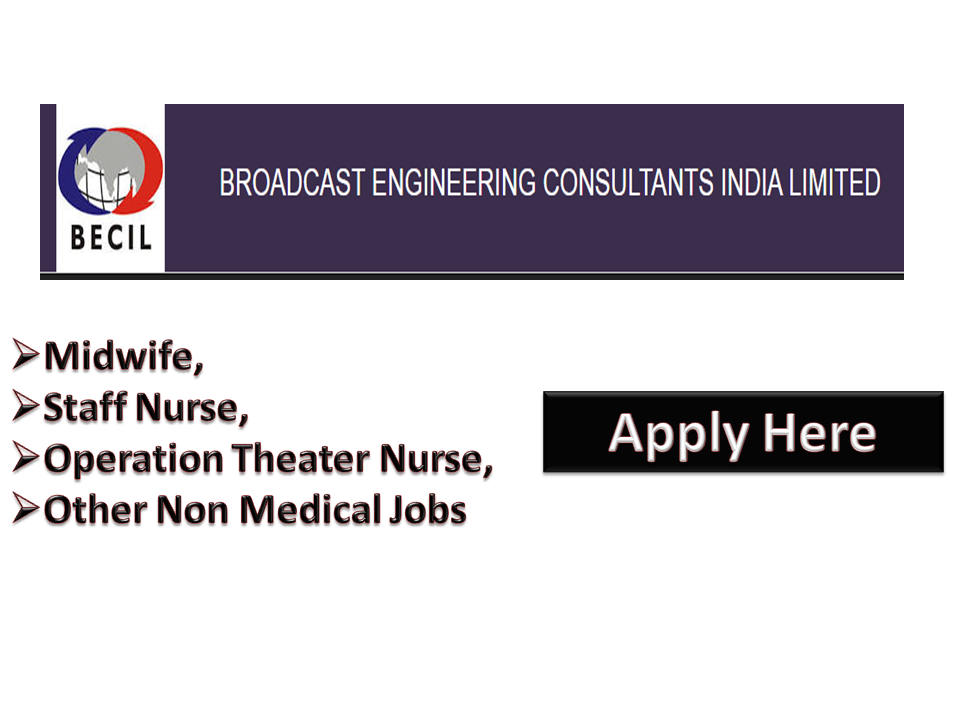 BECIL Staff Nurse Recruitment