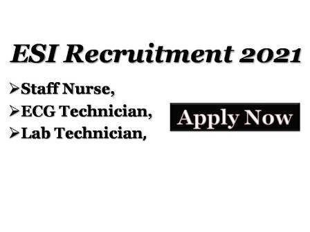 ESI Recruitment