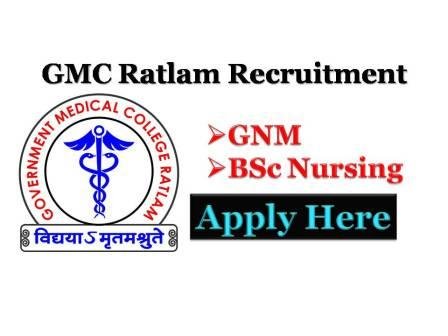 GMC Ratlam Staffnurse