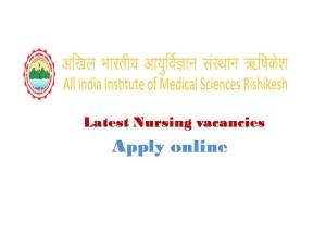 AIIMS Nursing Jobs 2021