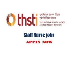 THSTI Staff Nurse Jobs