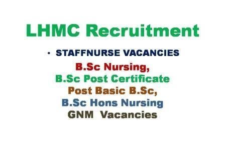 LHMC Staff Nurse Vacancy