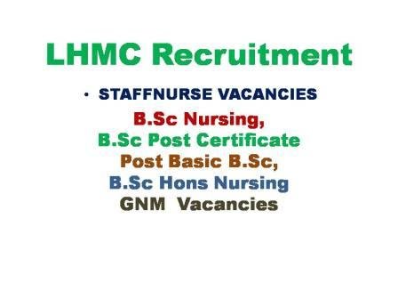 LHMC Staff Nurse Vacancy