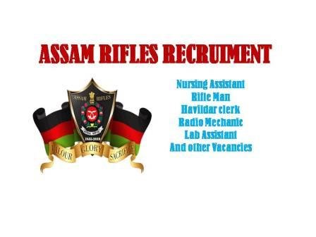 ASSAM RIFLES Recruitment