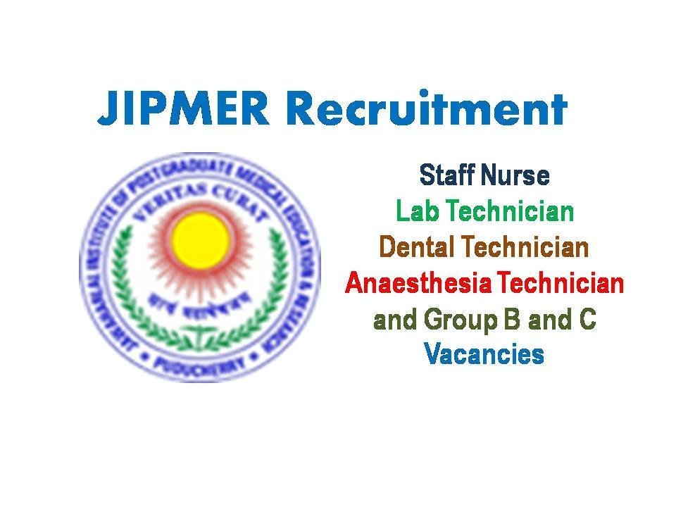 JIPMER Staff Nurse Recruitment 2022 in Puducherry