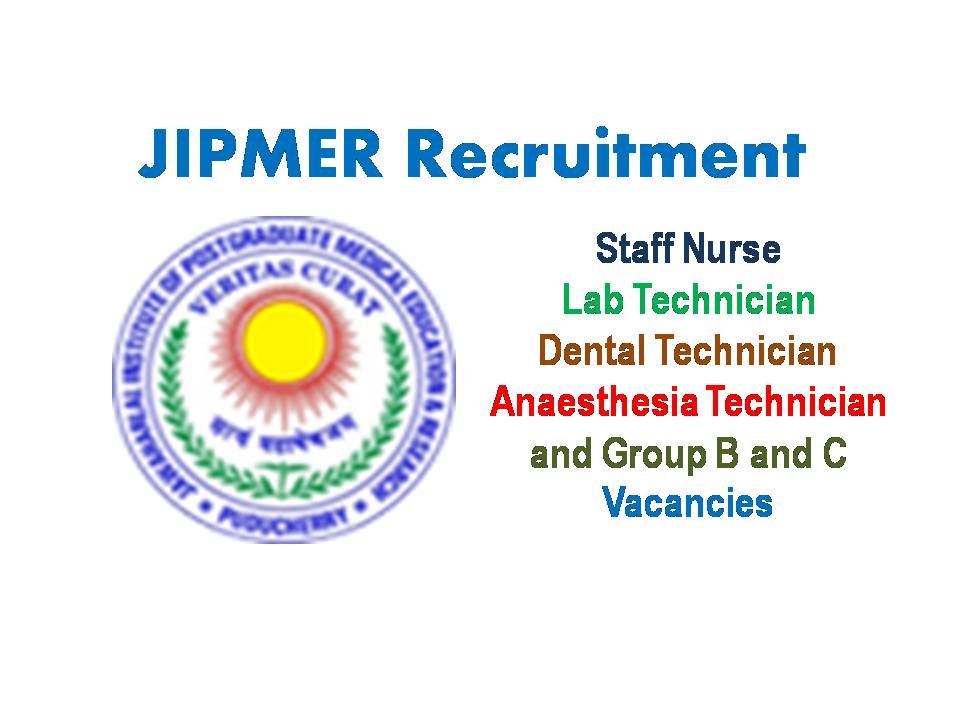 JIPMER Staff Nurse Recruitment 2022