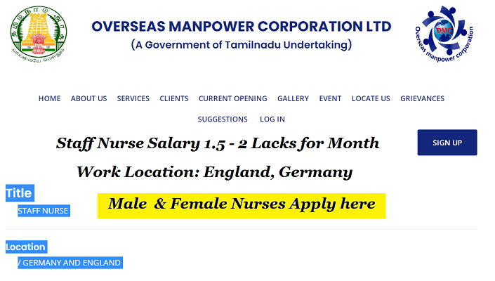 Staff Nurse Salary, OMC Staff nurse jobs , Staff nurse Recruitment,