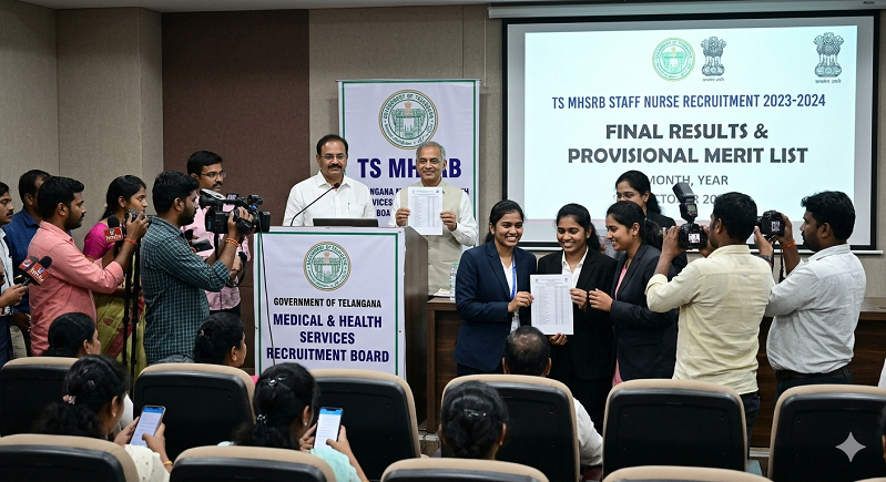 TS MHSRB Staff Nurse Final Result 2024 – Check Direct Link