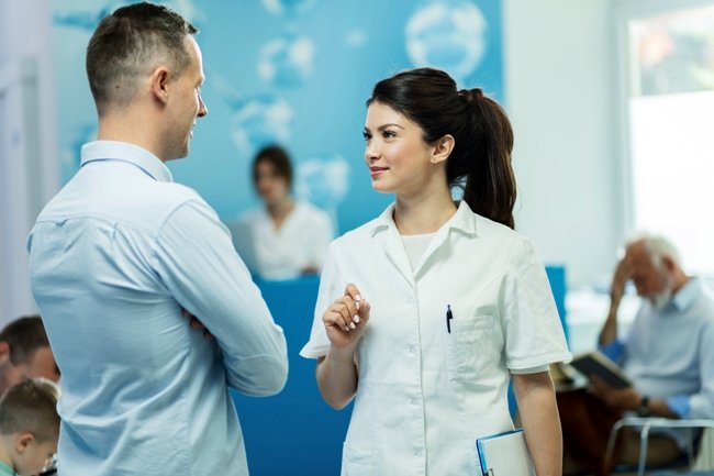 Effective Patient Communication Nurse providing emotional support to a patient
