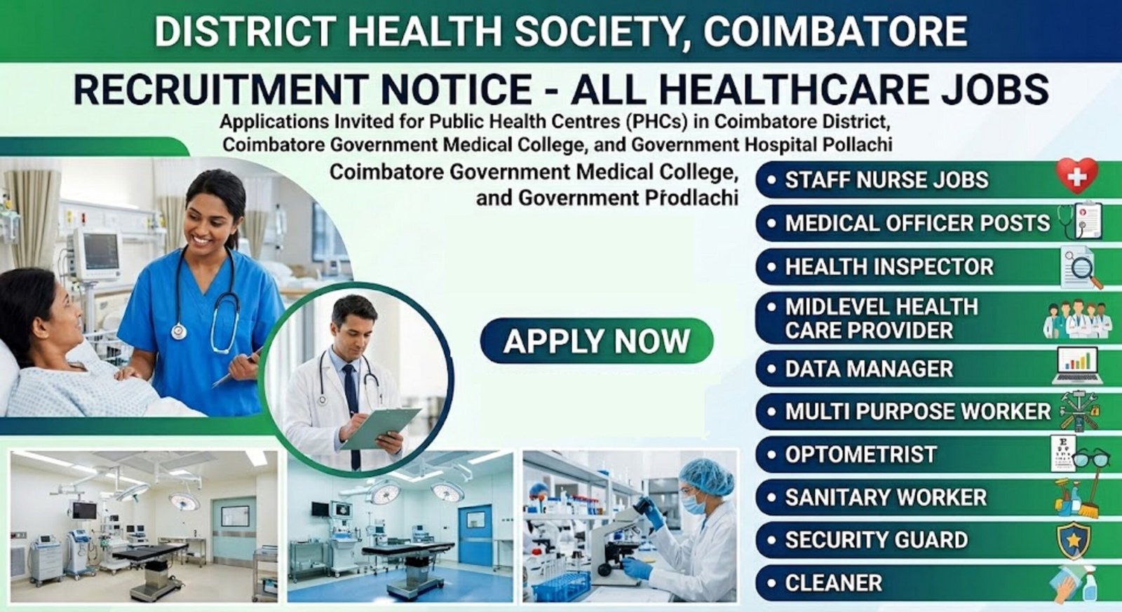 Staff Nurse Jobs in Coimbattore