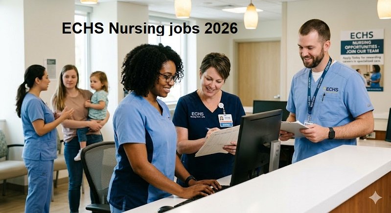 ECHS Meerut Nursing  jobs