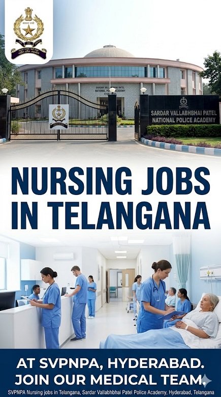 SVPNPA Nursing Job in Telangana