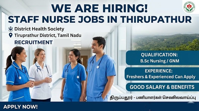 Staff Nurse Jobs in Thirupathur