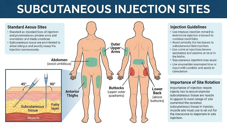 Subcutenious Injection,Injection, Injection Types,